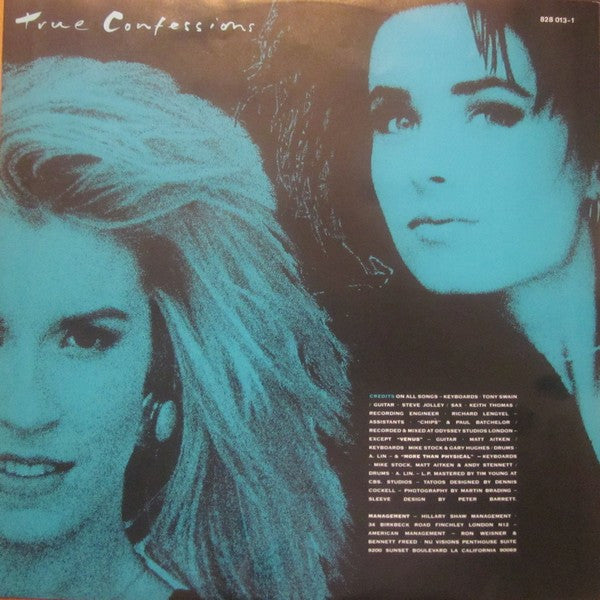 Bananarama : True Confessions (LP, Album)