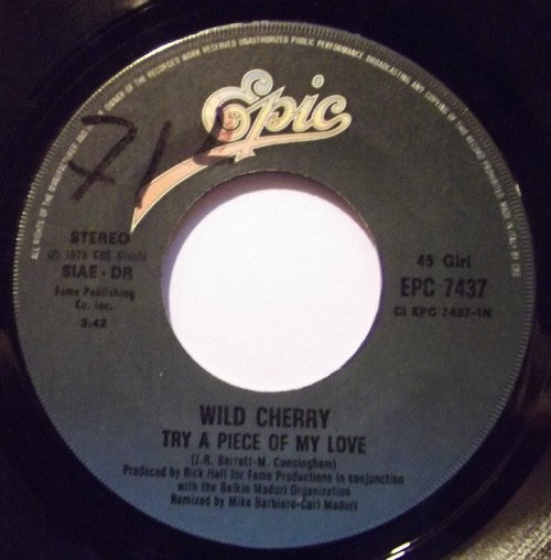 Wild Cherry : Try A Piece Of My Love  (7")