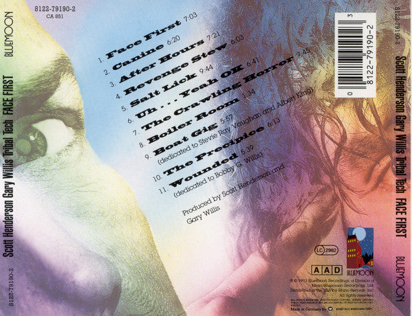 Scott Henderson (2), Gary Willis, Tribal Tech (2) : Face First (CD, Album)