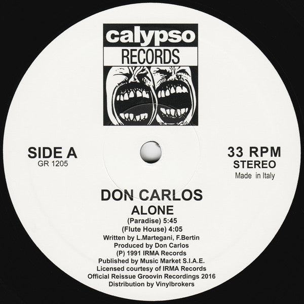 Don Carlos : Alone (12", RE)