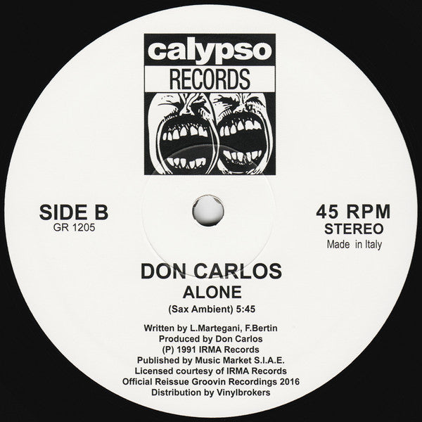 Don Carlos : Alone (12", RE)