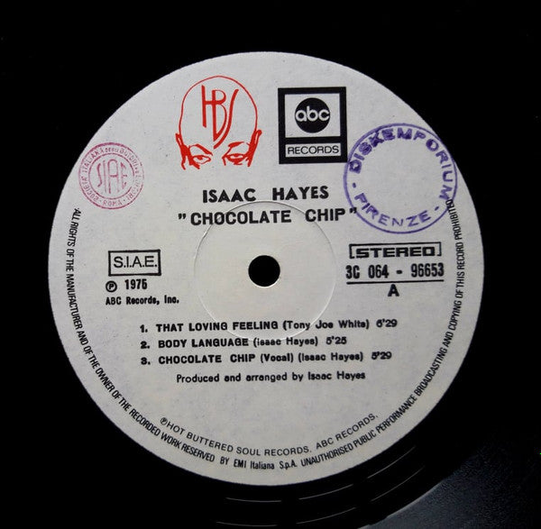 Isaac Hayes : Chocolate Chip (LP, Album, Gat)