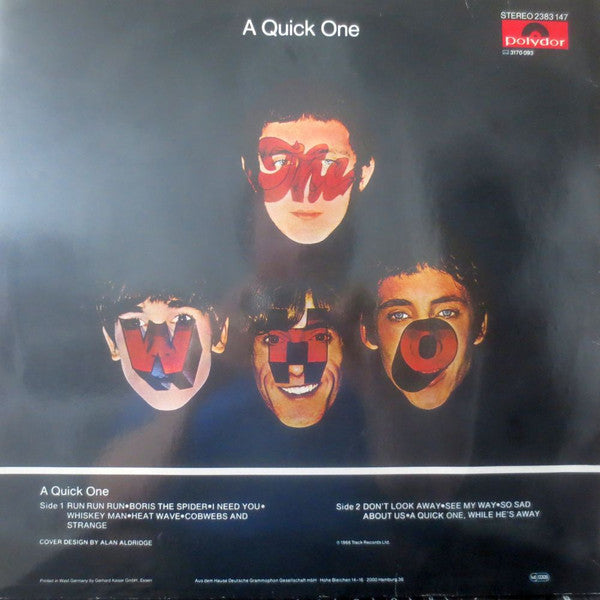 The Who : A Quick One (LP, Album, RE)