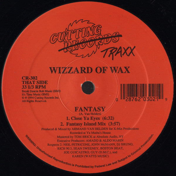 Wizzard Of Wax : Gonna Set Ya Free (12")