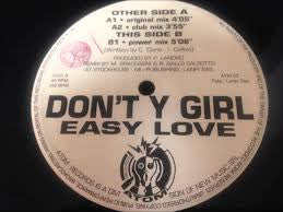 Don't Y Girl : Easy Love (12")