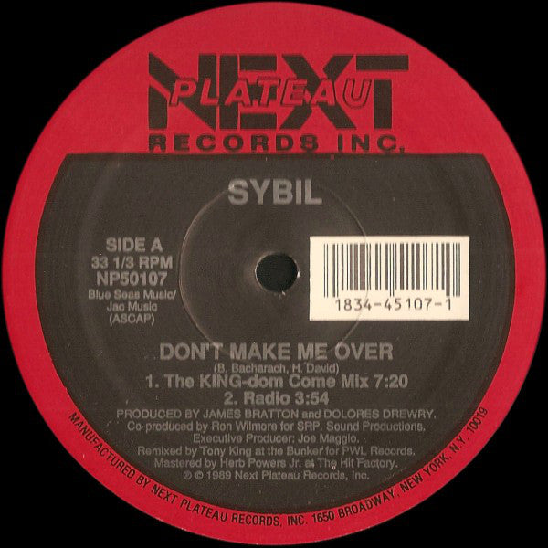 Sybil : Don't Make Me Over / Falling In Love (12", Single)