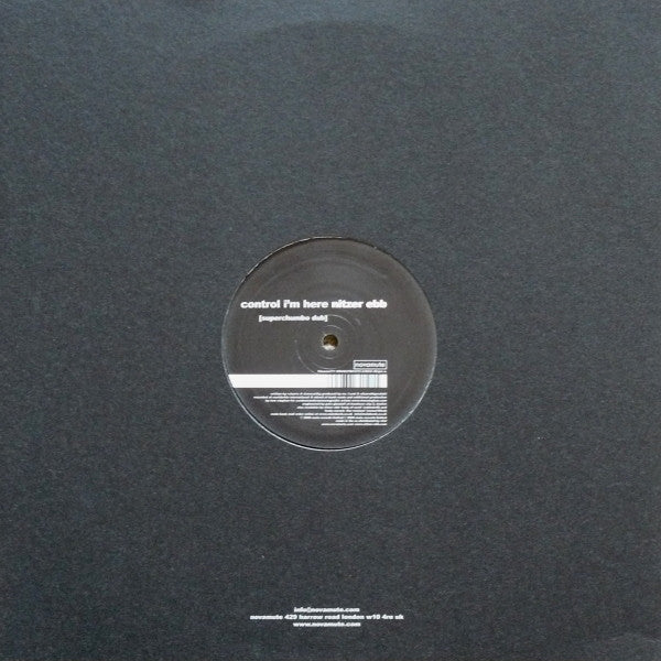 Nitzer Ebb : Control I'm Here (Superchumbo Remixes) (12")
