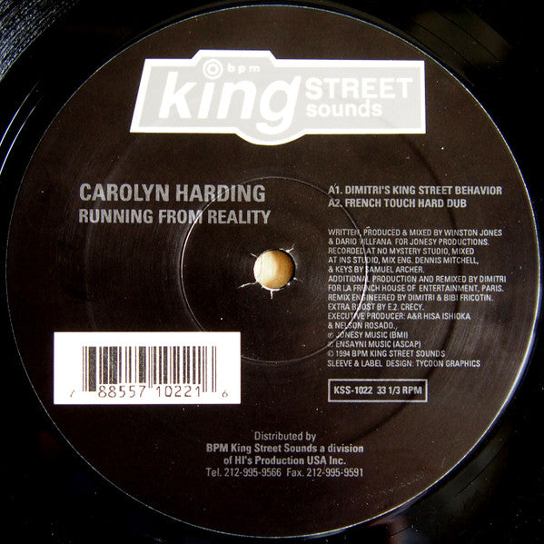 Carolyn Harding : Running From Reality (12")