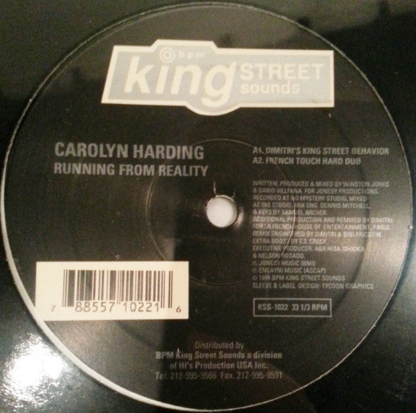 Carolyn Harding : Running From Reality (12")