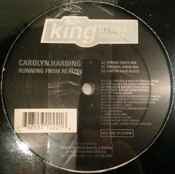 Carolyn Harding : Running From Reality (12")