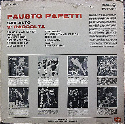 Fausto Papetti : 9ª Raccolta (LP, Album)
