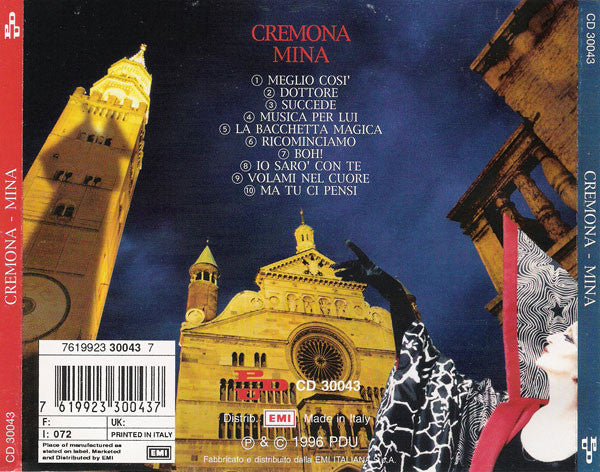 Mina (3) : Cremona (CD, Album)