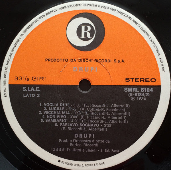 Drupi (2) : Drupi (LP, Album)