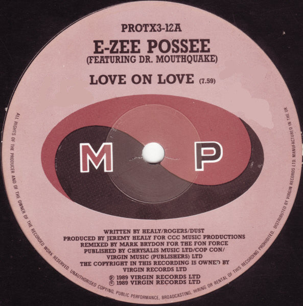 E-Zee Possee Featuring Dr. Mouthquake : Love On Love (Remix) (12", Single)
