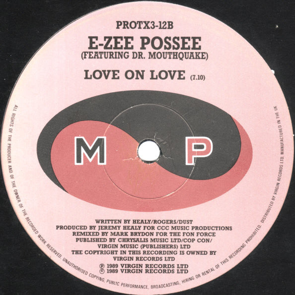 E-Zee Possee Featuring Dr. Mouthquake : Love On Love (Remix) (12", Single)