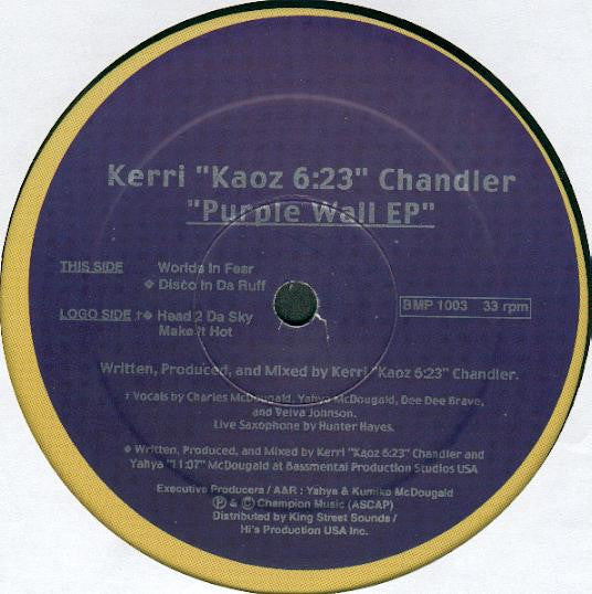 Kerri Chandler : Purple Wall EP (12", EP)