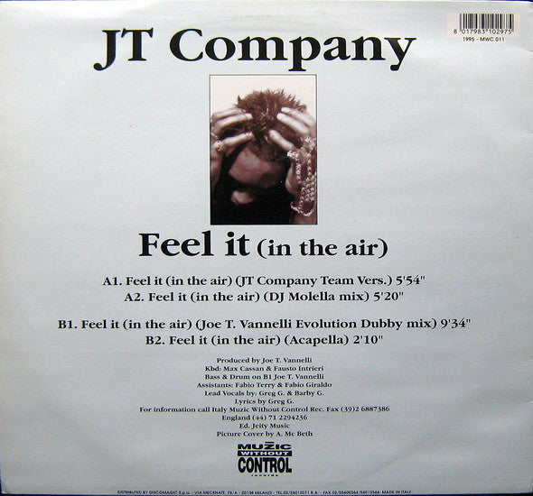 JT Company : Feel It (In The Air) (12")