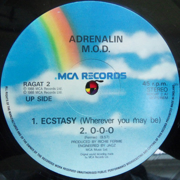 Adrenalin M.O.D. : Four Tunes E.P (12", EP)