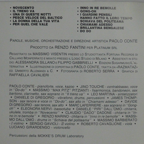 Paolo Conte : 900 (CD, Album, RP)