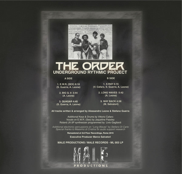 The Order (2) : 1992 - 2016 Underground Rythmic Project (LP, Album, Ltd, RM)