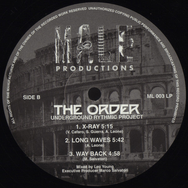 The Order (2) : 1992 - 2016 Underground Rythmic Project (LP, Album, Ltd, RM)