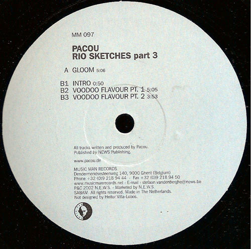 Pacou : Rio Sketches Part 3 (12")