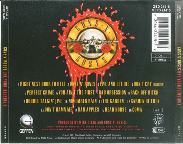 Guns N' Roses : Use Your Illusion I (CD, Album)