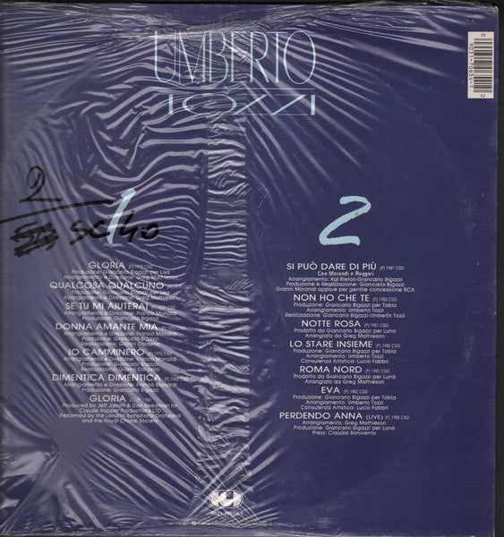 Umberto Tozzi : Minuti Di Un'Eternità (LP, Comp)