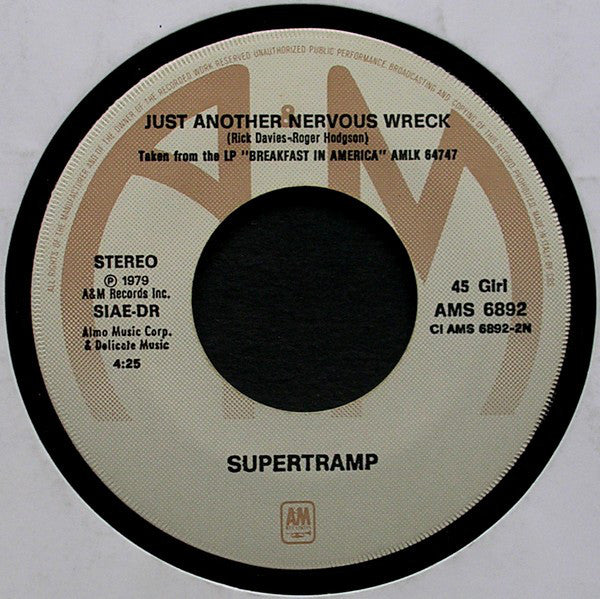 Supertramp : The Logical Song (7", Single)