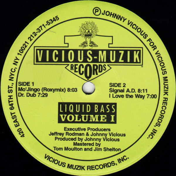 Johnny Vicious : Liquid Bass Volume 1 (12")