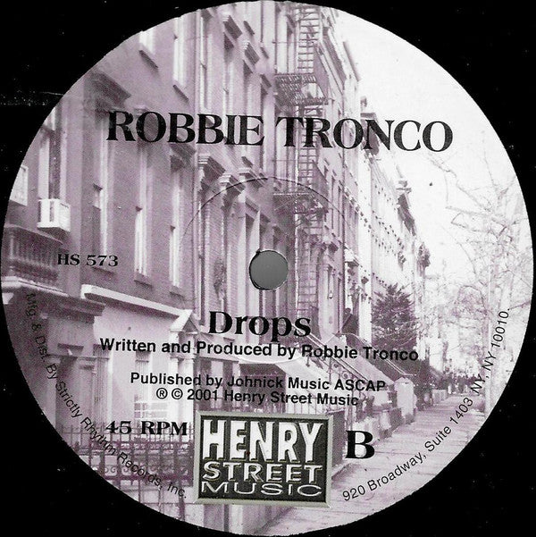 Robbie Tronco : Walk 4 Me 2001 (12")