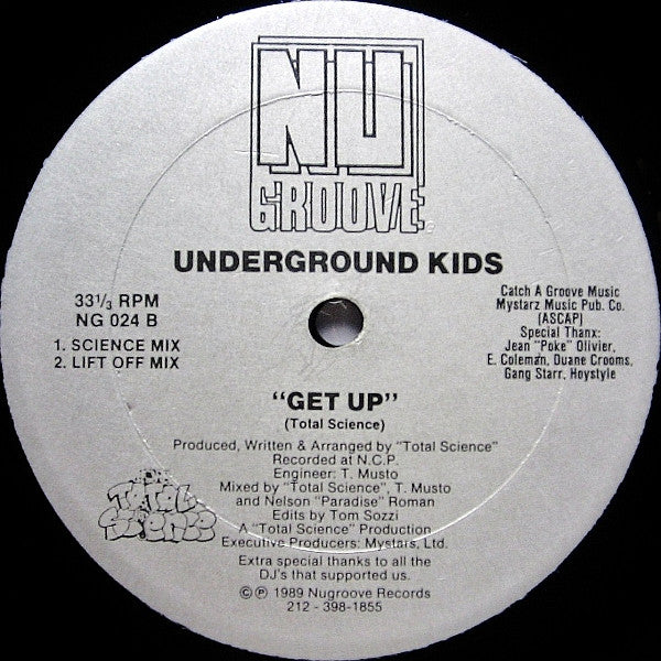 Underground Kids : Get Up (12")