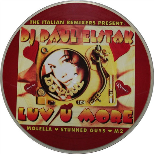 DJ Paul* : Luv U More (Italian Remixes) (12", Pic)