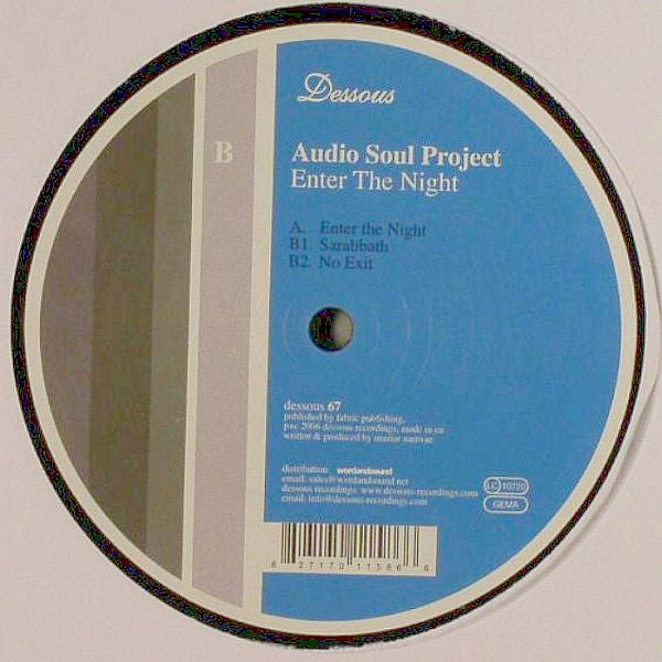 Audio Soul Project : Enter The Night (12")