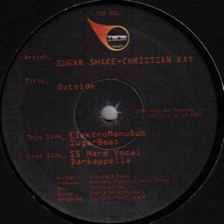 Sugar Shake & Christian Kay : Outside (12")