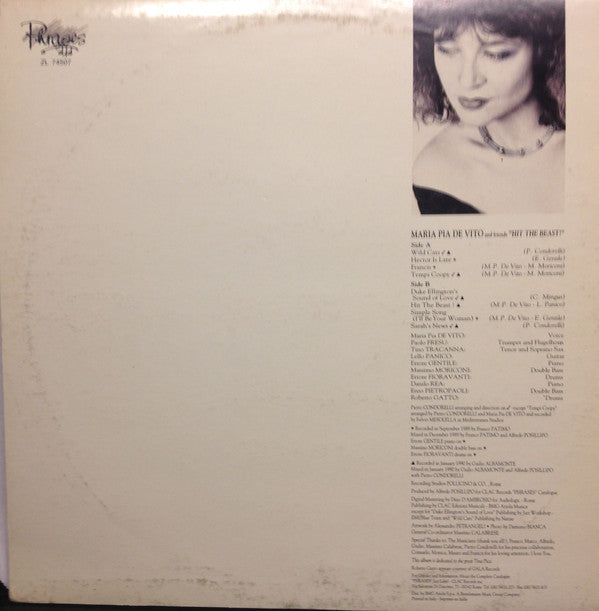 Maria Pia De Vito And Friends : Hit The Beast! (LP, Album)