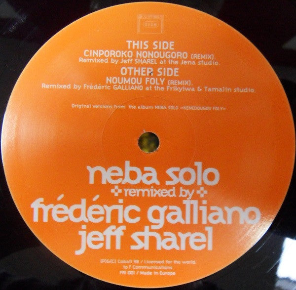 Neba Solo : Cinporoko Nonougoro / Noumou Foly (Remixes) (12")