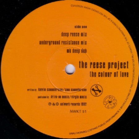 The Reese Project : The Colour Of Love (12")