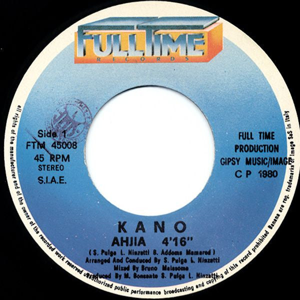 Kano : Ahjia / It's War (7")