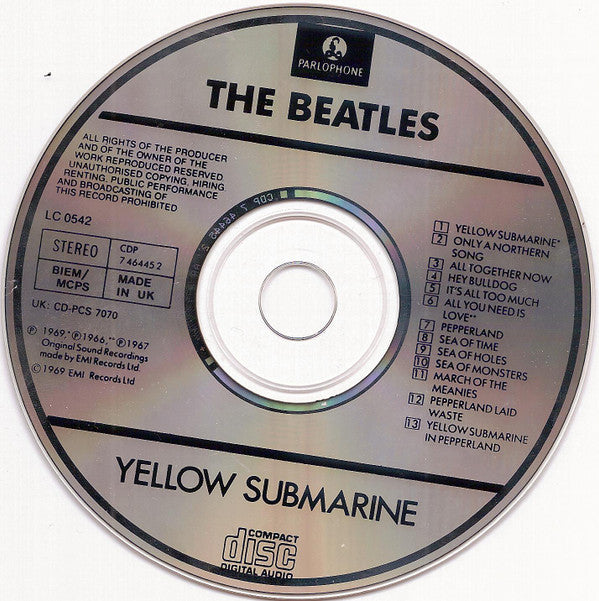 The Beatles : Yellow Submarine (CD, Album, RE)