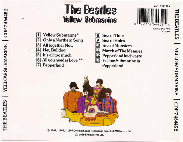 The Beatles : Yellow Submarine (CD, Album, RE)