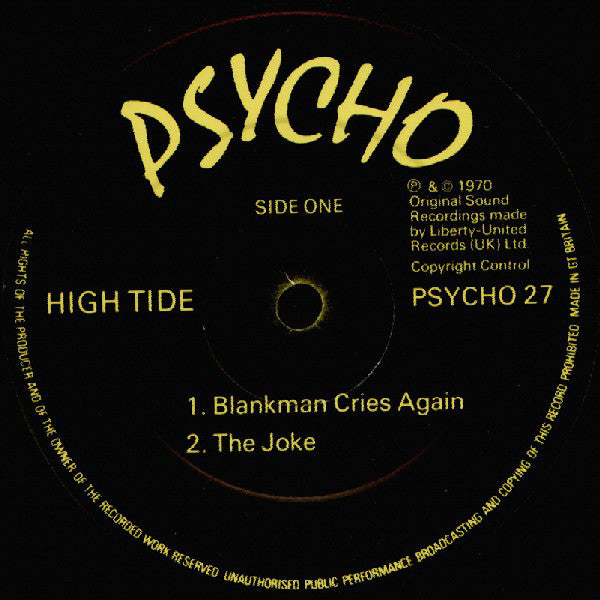 High Tide (2) : High Tide (LP, Album, RE)