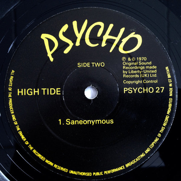 High Tide (2) : High Tide (LP, Album, RE)