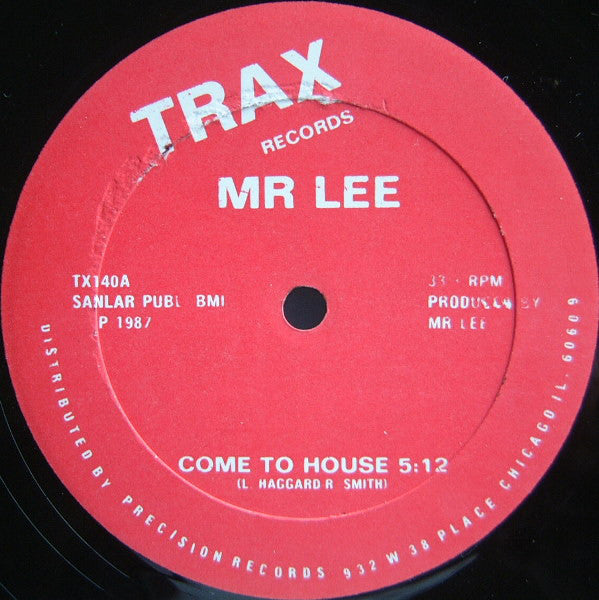 Mr. Lee : Come To House (12")