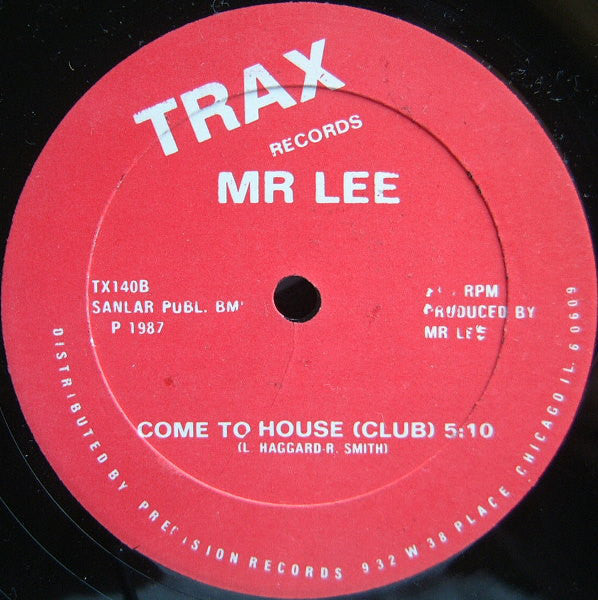 Mr. Lee : Come To House (12")