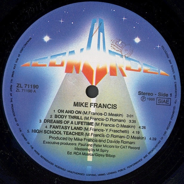 Mike Francis : Mike Francis (LP, Album, Emb)