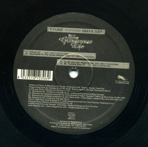 T-Funk (3) Feat. Inaya Day : The Glamorous Life (12")