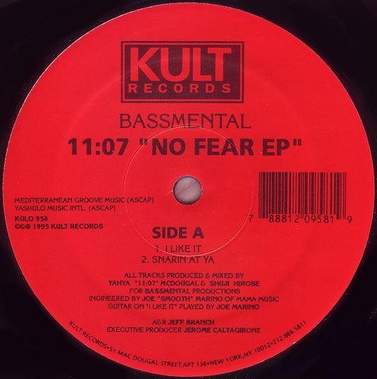 Bassmental : 11:07 "No Fear EP" (12", EP)