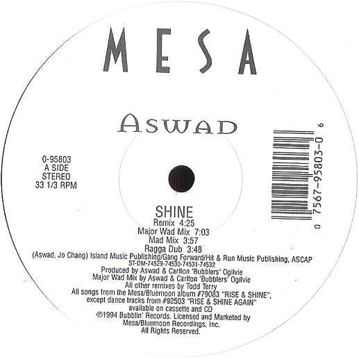 Aswad : Shine (12", Maxi)