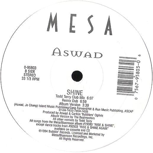 Aswad : Shine (12", Maxi)